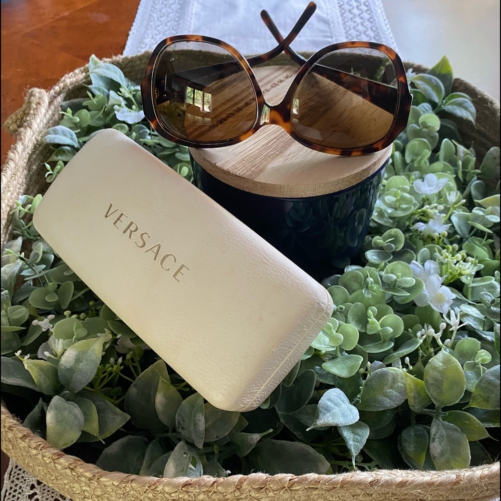 Versace sunglasses with case